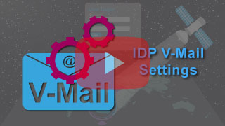 IDP v-mail settings in falcon mega track
