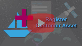 register customer vessel in falcon mega track